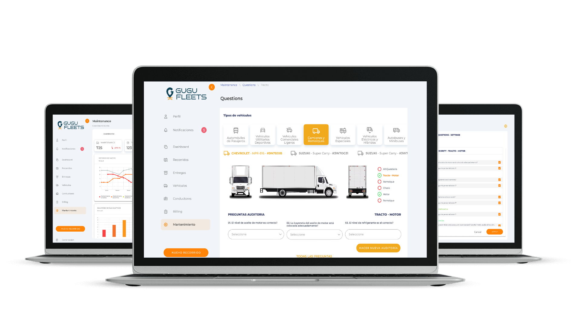 MANTENIMIENTO.Ordenadores con GuguFleets Web
